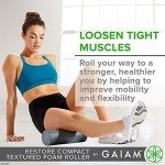 Gaiam Restore Compact Foam Roller - Textured Design