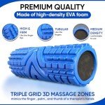 Blue Foam Roller (6 x 13) for Home Gym