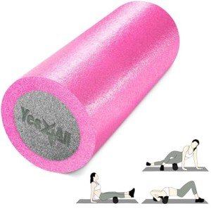 Yes4All 12-Inch Dual Foam Roller for Workouts