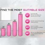 Yes4All 12-Inch Dual Foam Roller for Workouts