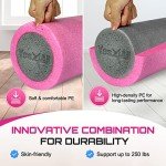 Yes4All 12-Inch Dual Foam Roller for Workouts