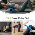 5-in-1 Foam Roller and Resistance Band Set