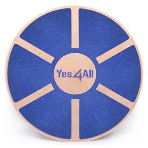 Yes4All Wooden Wobble Balance Board - 40 cm