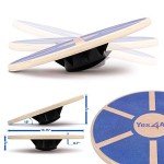 Yes4All Wooden Wobble Balance Board - 40 cm
