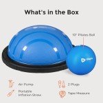 LifePro Balance Ball – Half Yoga and Stability Ball