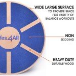Yes4All Wooden Wobble Balance Board - 40 cm