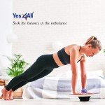 Yes4All Wooden Wobble Balance Board - 40 cm
