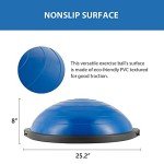 Zelus 63.5cm Stability Ball with Pump & Bands