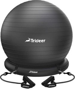 Trideer Yoga Ball Chair with Base & Bands