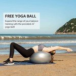 Zelus 63.5cm Stability Ball with Pump & Bands
