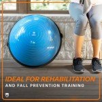 URBNFit Half Balance Ball with Resistance Bands & Pump
