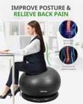 Trideer Yoga Ball Chair with Base & Bands
