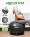Trideer Yoga Ball Chair with Base & Bands