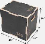 Wooden Non-Slip Plyo Box for Home Workouts