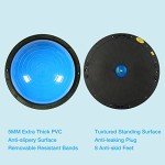 Half Balance Ball Trainer with Resistance Bands