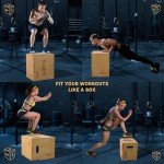 Yes4All 3-in-1 Wood Plyometric Jump Box
