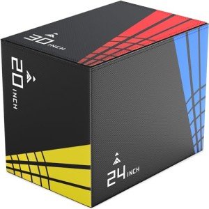 3-in-1 Foam Plyometric Jump Box for Home Gym