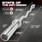Yes4All 200 lbs Olympic Curl Bar for Strength Training