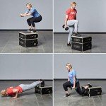 Adjustable Stackable Wood Plyo Box Set 4"-12