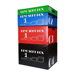 Stackable Soft Plyo Boxes – 24 Inch Black Set