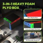 Heavy Foam Plyometric Box for Home Gym Workouts