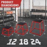Heavy-Duty Plyometric Jump Box for Home Gym
