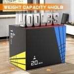 GIKPAL 3-in-1 Plyometric Jump Box for Home Gym