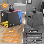 GIKPAL 3-in-1 Plyometric Jump Box for Home Gym