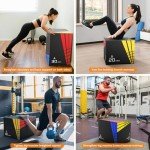 GIKPAL 3-in-1 Plyometric Jump Box for Home Gym