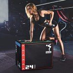 3-in-1 Foam Plyometric Jump Box for Fitness