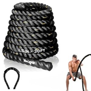 Yes4All 30ft Battle Rope - 1.5in Diameter