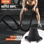 VEVOR 30FT Battle Rope for Home Gym Workouts