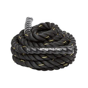 Black Battle Rope - 1.5 Inch Diameter, 30 Feet