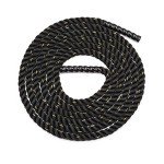 Black Battle Rope - 1.5 Inch Diameter, 30 Feet