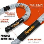Perantlb 30ft Battle Rope for Home Workouts