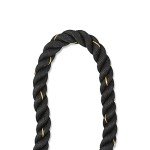 Black Battle Rope - 1.5 Inch Diameter, 30 Feet