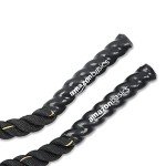 Black Battle Rope - 1.5 Inch Diameter, 30 Feet