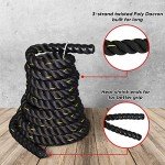ZENY Battle Rope for Home Gym Training