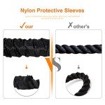 30ft Battle Rope & Weighted Jump Rope Set