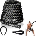 Yes4All 50ft Battle Rope for Core Strength