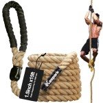 15ft Climbing Rope for Home Gym Workouts