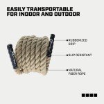 Capelli Sport 20 ft Battling Ropes for Workout