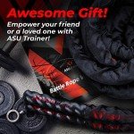 Weighted Battle Ropes for Home Gym Workout