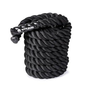 Titan Fitness 30ft Battle Rope for Home Workouts