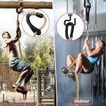 15ft Climbing Rope for Home Gym Workouts