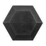 8 lb Rubber Coated Hex Dumbbell Pair