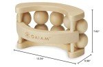 Gaiam Wooden Massage Ball Roller for Sore Muscles