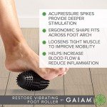 Gaiam Restore Vibrating Foot Roller Massager