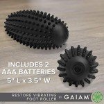 Gaiam Restore Vibrating Foot Roller Massager