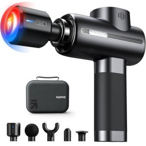 RENPHO Portable Muscle Massage Gun with Hot/Cold Heads